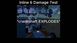 I6 DAMAGE TEST #inline #engine #explosion #trailmakers
