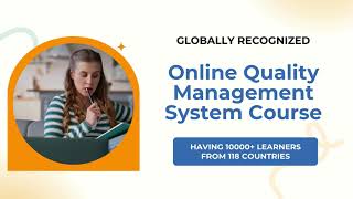 Online QMS Training Course Overview | Quality Management System Learning by Punyam Academy