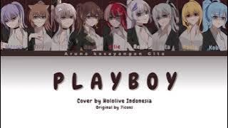Hololive Indonesia - Playboy | Color Coded Lyrics
