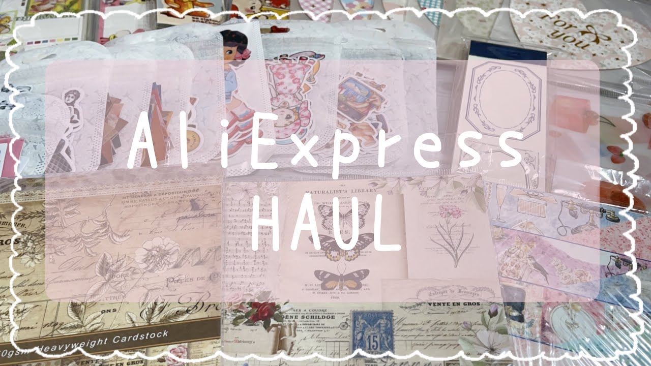 ［購入品］AliExpress【HAUL】文房具♫ステッカー、メモパット、などなど♪