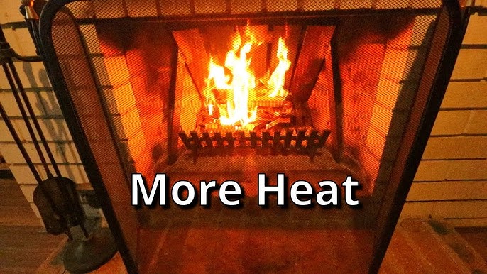 Fireplace Reflectors Improve Wood Burning Heat Efficiency