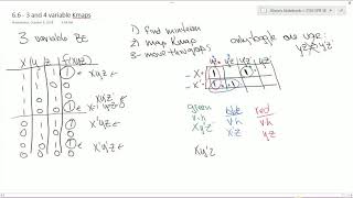 CS2130 6.6.2 - 3 and 4 variable Kmaps