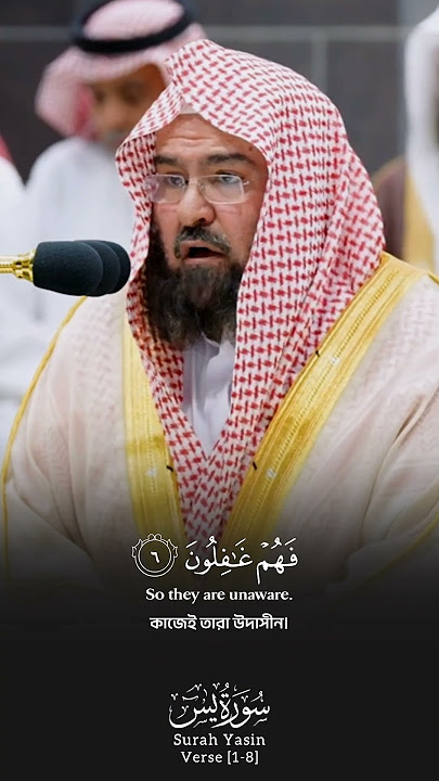 Surah Yasin Verse 1-8🎙️Sheikh Abdur Rahman As-Sudais.#سورة_يس #عبدالرحمن_السديس #القرآن_الكريم #fyp