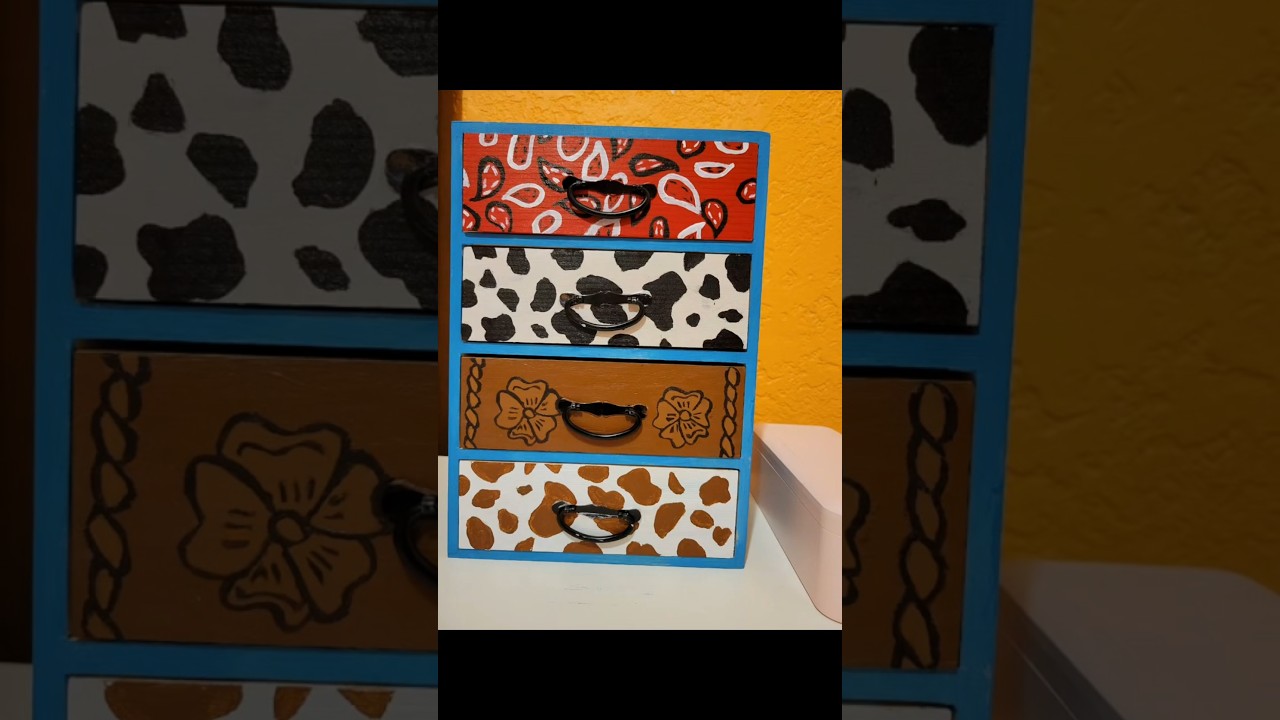 Hand painted jewelry box