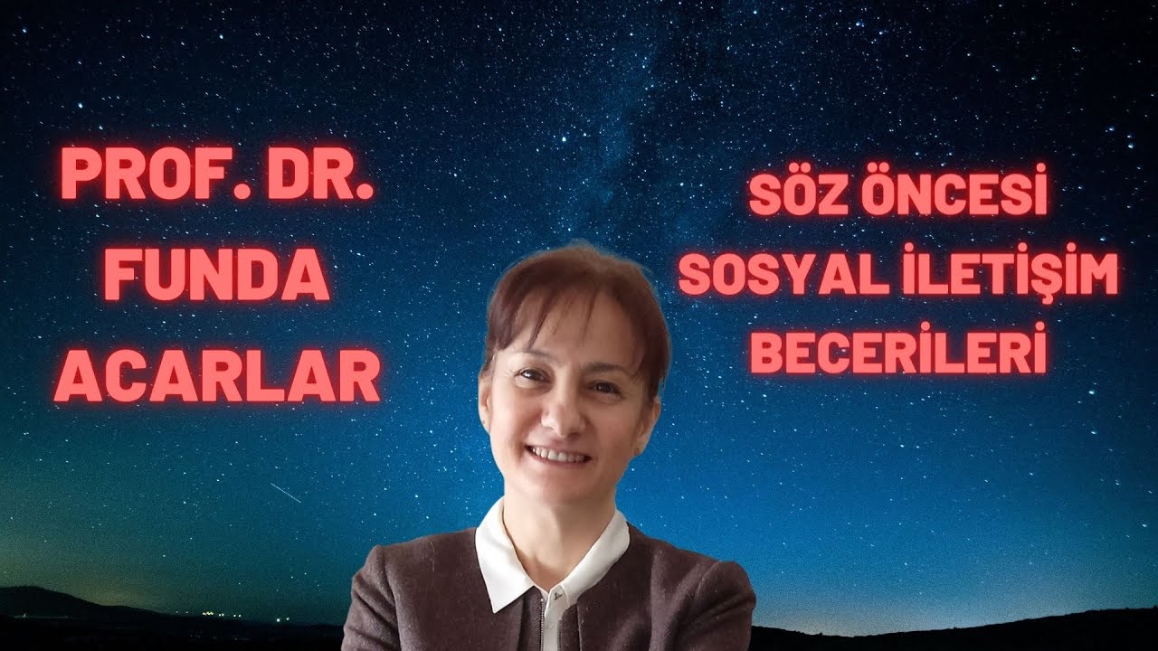 SpeLive #4 | Prof. Dr. Funda Acarlar - Söz Öncesi Sosyal İletişim Becerileri
