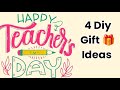 4 Diy Easy Teachers day Greetingscard Ideas you can do at Home 🏠
