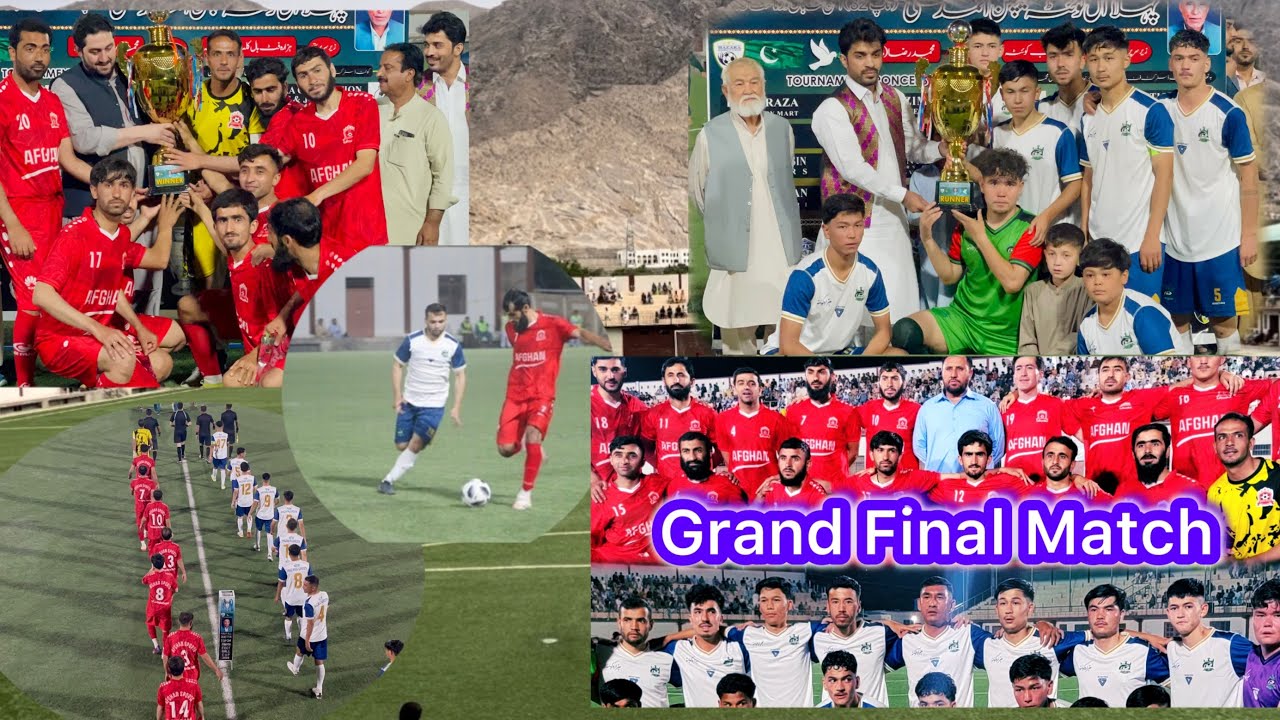 Grand Final 2nd Half | New Hazara Green 🆚 Afghan Sports | Aman Top 34 Football 2025 – Quetta