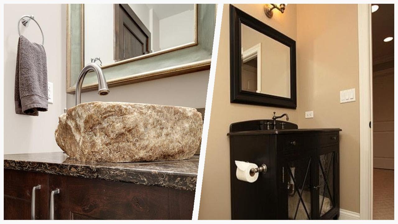 Transform Your Small Beige Powder Room: Creative Ideas | Designer ...