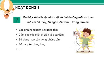 Bài 6 An toàn với môi trường công nghệ trong gia đình