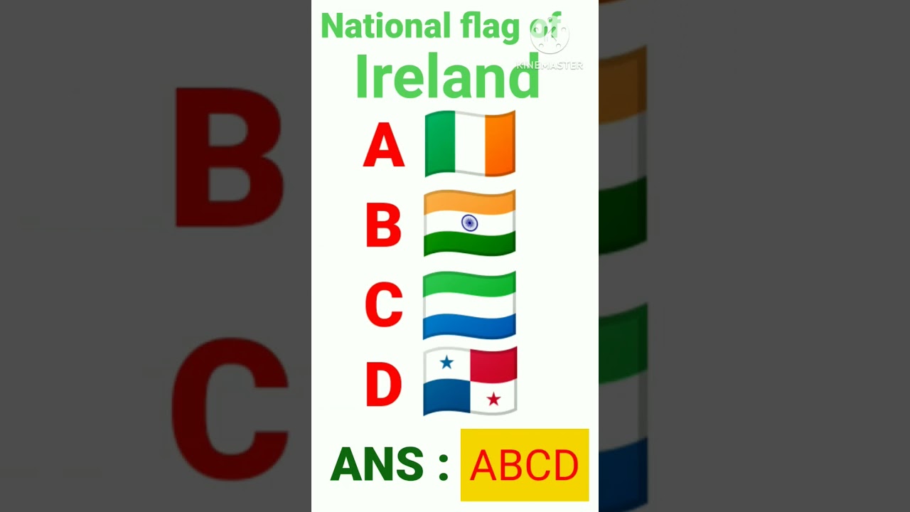 National flag of Ireland. 