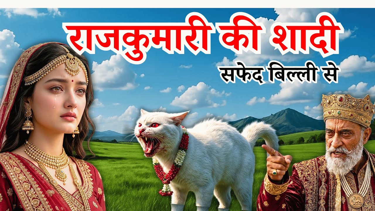 Rajkumari ki Shadi white Cat Se 😭 | राजकुमारी की दर्दभरी कहानी | राजा की हिंदी कहानी