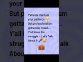 Patients That Test Your Patience 😤 #letstalkaboutit #patientstories #frontline #healthcare #letshood