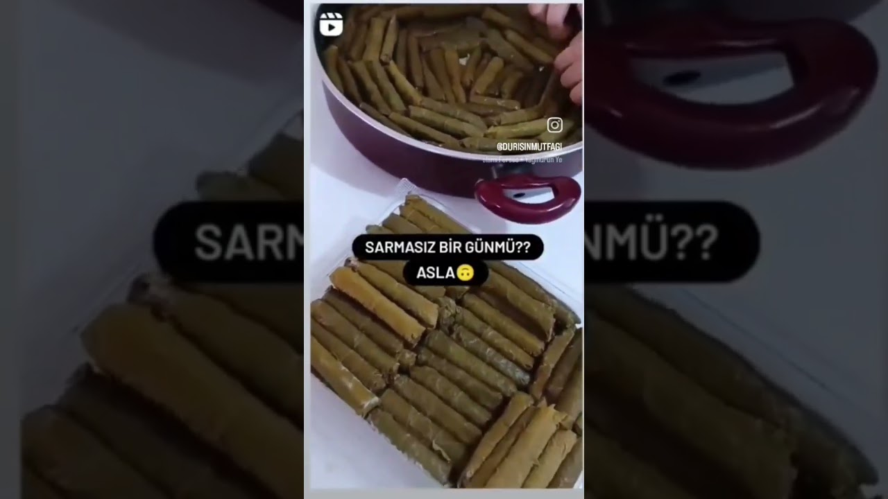 yaprak sarma #yemek #yemeksunumları #börek #yemektarifleri #yapraksarması #sarmatarifleri