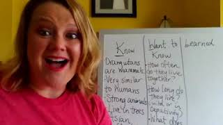 Lesson 11: KWL Charts!