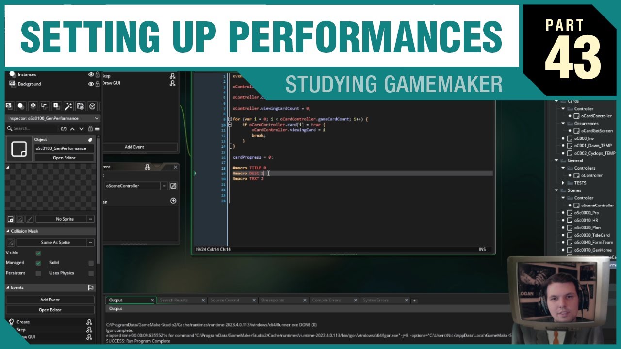 Studying GameMaker - PART 43 - SETTING UP PERFORMANCES - YouTube