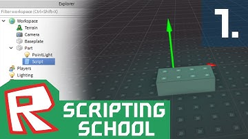 ROBLOX Scripting School - 1 (Easy) Changing Properties with Script