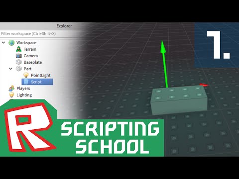 ROBLOX Scripting School - 1 (Easy) Changing Properties with Script