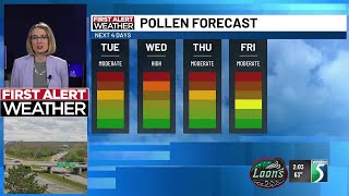 First Alert Weather Update: How the weather affects spring allergies