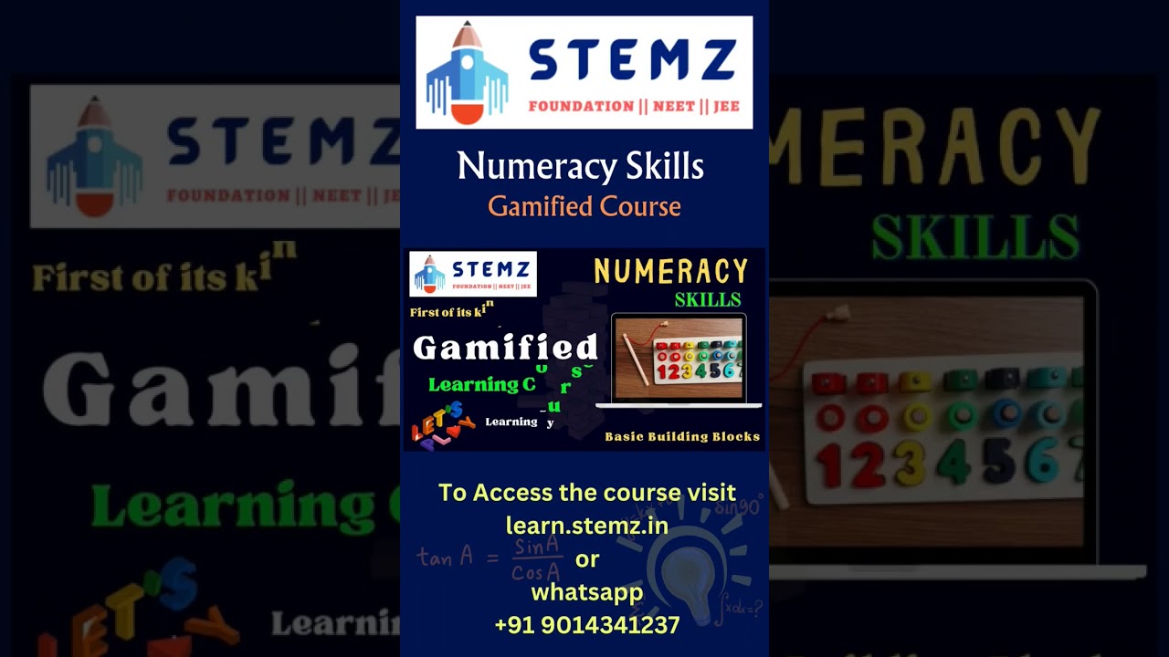 numeracy skills Gamified course