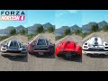 Koenigsegg one:1 vs Agera RS vs Regera vs Agera - (Forza Horizon 4)