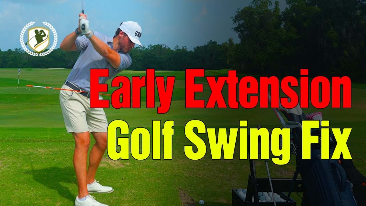 Eliminate Early Extension in the Golf Swing With This DRILL