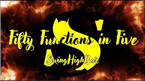 50 Functions in Five | SwingHighBar Explained in EasyLanguage