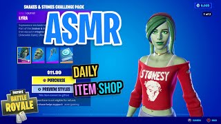 ASMR Fortnite NEW Lyra Skin Pack! Daily Item Shop Update 🎮🎧 Relaxing Whispering 😴💤 screenshot 1