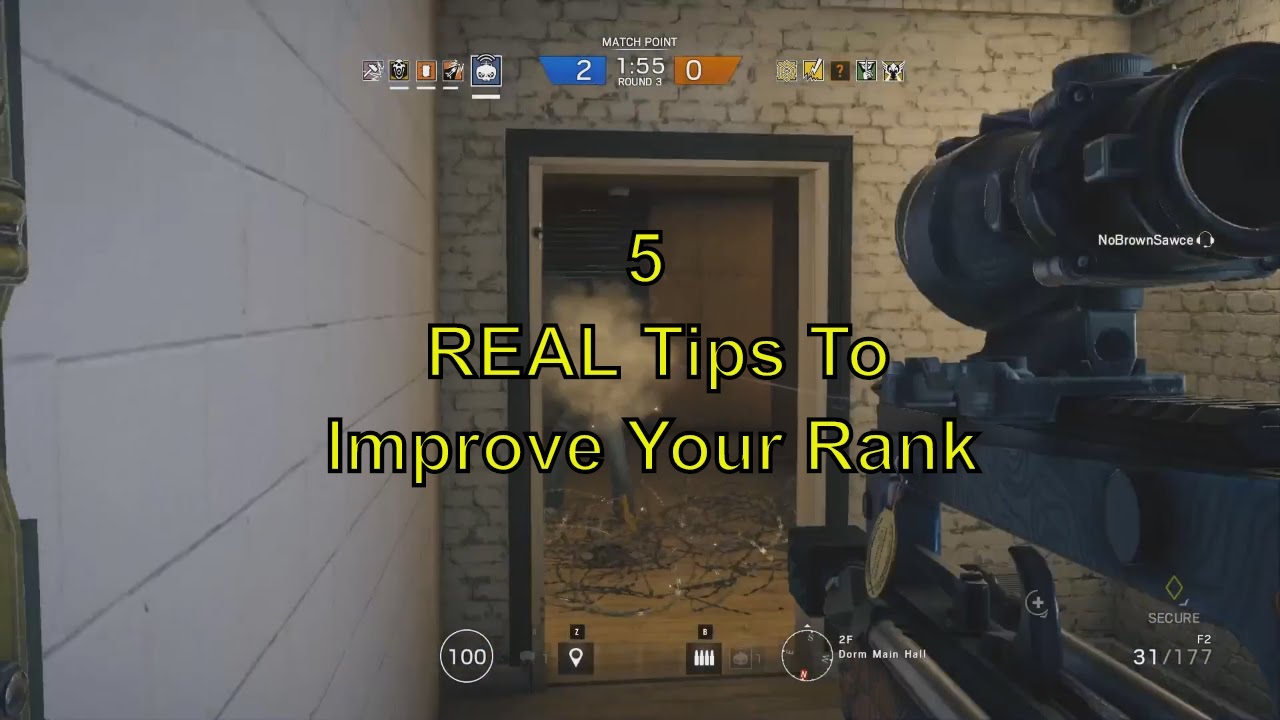 5 REAL Tips To Improve Your Rank - Rainbow Six Siege - YouTube