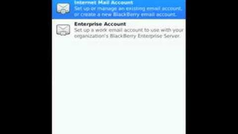 Celluloco.com Presents:  Setting Up Your Personal Email Accounts in BlackBerry 6 .0
