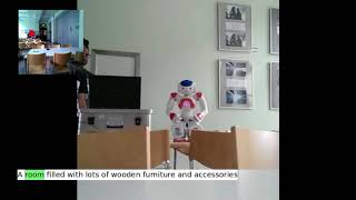Scene Understanding using a Humanoid robot and CNN - RNN