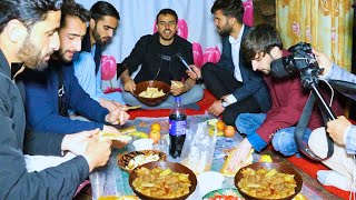 Kabul Iftar Paghman, افطاری ضیا در پغمان کابل با همکاران و پختن شوربا