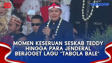 Momen Seskab Teddy hingga Para Jenderal Berjoget Lagu "Tabola Bale" | HUT Kemerdekaan RI