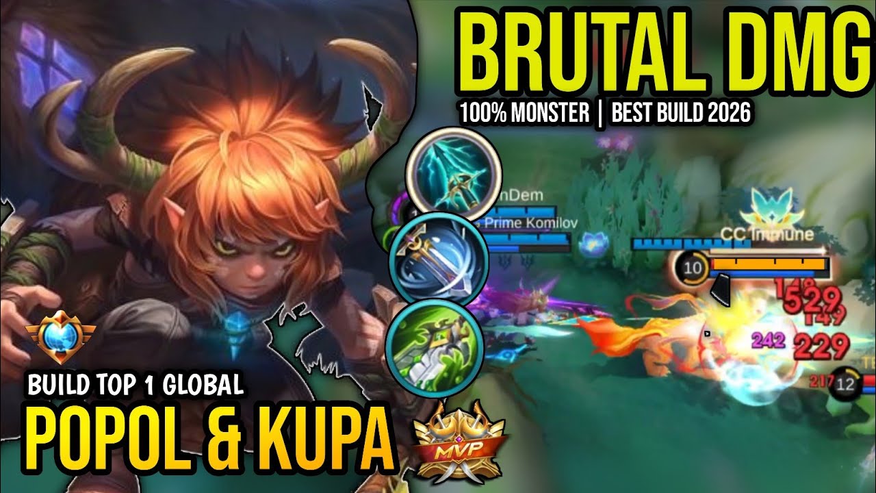 POPOL & KUPA BEST BUILD 2026 | BUILD TOP 1 GLOBAL POPOL & KUPA GAMEPLAY | MOBILE LEGENDS✓