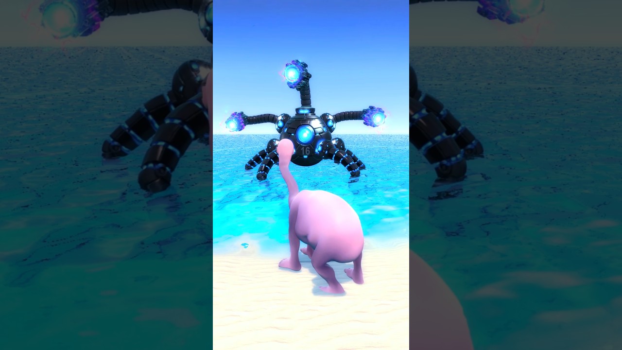 ПОМОГИ МАЛЫШУ ТАЛАССОФОБИИ ПОБЕДИТЬ ОМНИДРОИДА В ГАРРИС МОД! МЫ ЗАПЛЫЛИ СЛИШКОМ ДАЛЕКО В Garry`s Mod