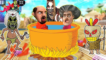 SCARY STRANGER 3D 🐷 New Update New Levels TROLL Mr Grumpy & Miss T 🐷 Queen Bee + Bendy 🐷643