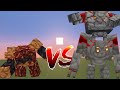 Hellstone golem vs redstone golem And mutant redstone golem 