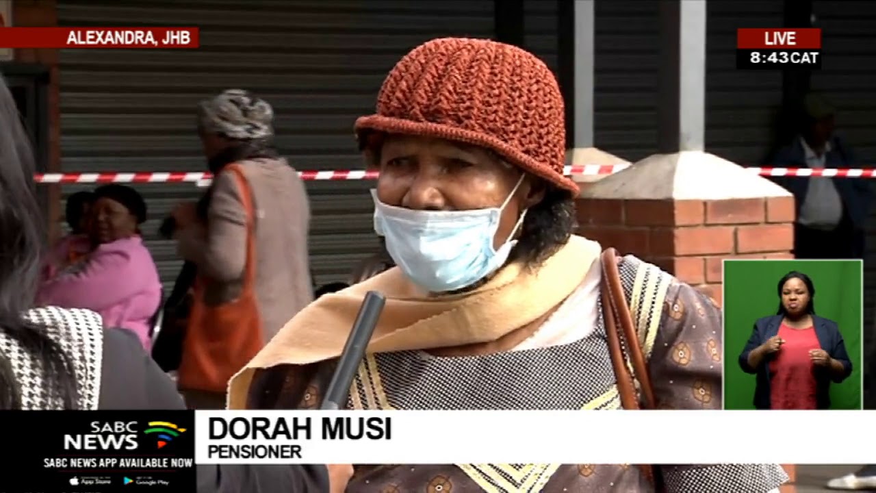 Day 2 of social grant payout | Hasina Gori updates from Alexander Mall