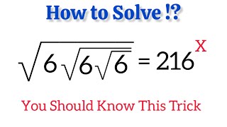 Nice Square Root Simplification | Maths Olympiad | Solve Without Calculator 🛑