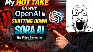 My hot take on why OpenAI is shutting down SORA AI, the Video Generator