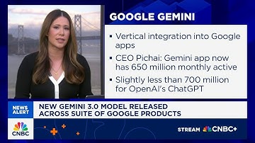 Google releases Gemini 3.0 model released across suite of Google products