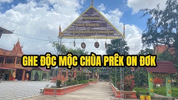 Ghé chùa Prêk On Đơk (Cần Đước) xem ghe độc mộc