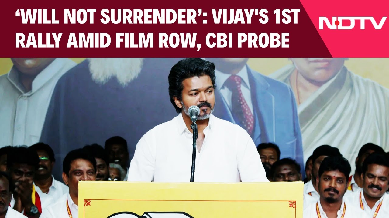 TVK Chief Vijay News | "Not Election But Democratic War": Vijay's 1st Rally Amid Film Row, CBI Probe