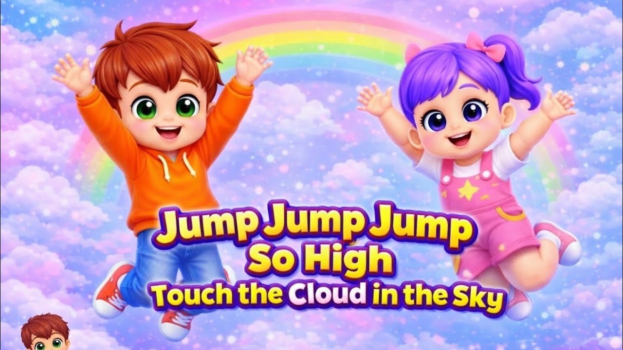 🌈 Jump Jump Jump So High – Touch the Cloud in the Sky! ☁️✨