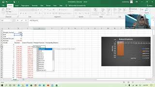 Amortization  schedule(in excel) screenshot 5