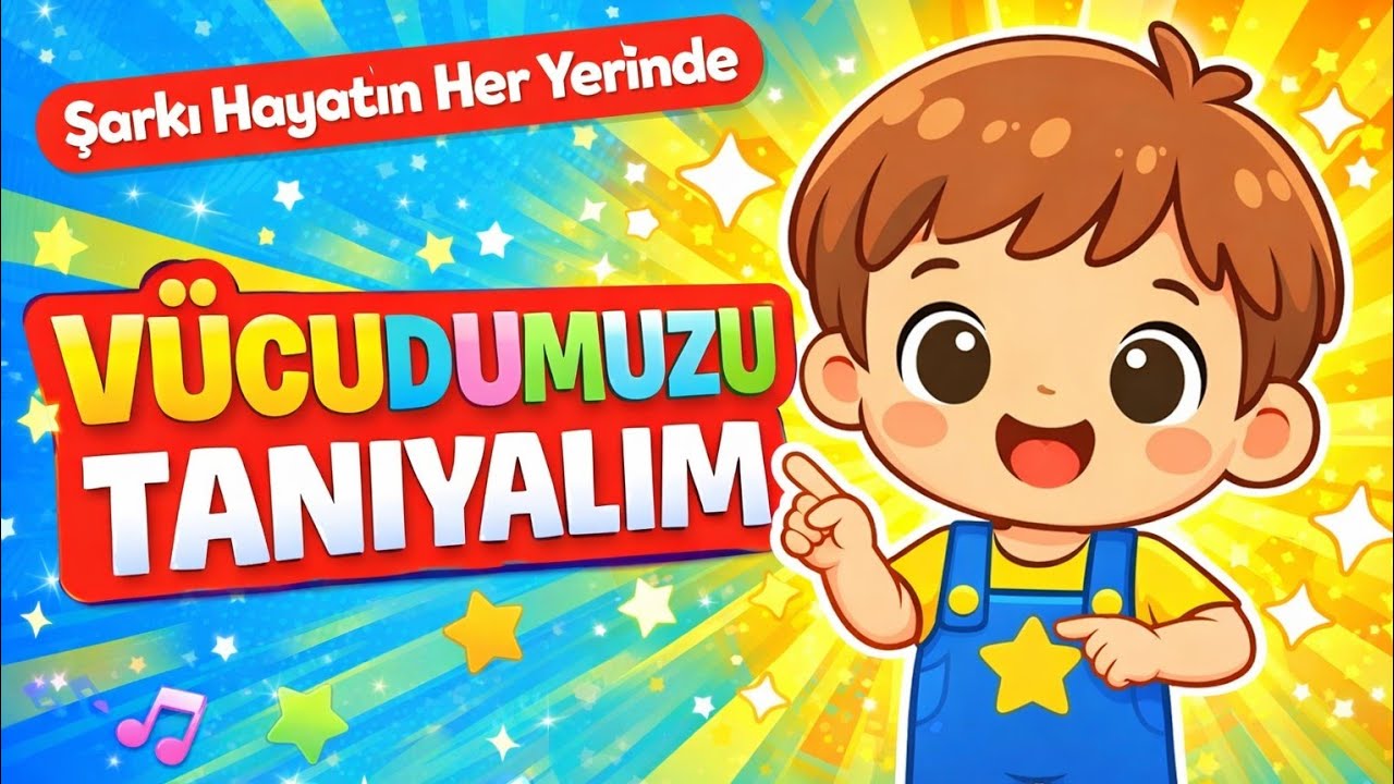 Vücudumuzu Tanıyalım | Hareketli Çocuk Şarkısı | Şarkı Hayatın Her Yerinde