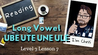Adult Phonics Level 3 lesson 7 Long Vowel U: UBE UTE UNE ULE Sounds and Words | Learn How to Read Adult Phonics Level 3 lesson 7 Long Vowel U: UBE UTE UNE ULE Sounds and Words | Learn How to Read