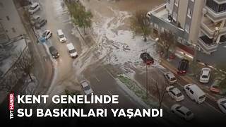 Adana'da sağanak etkili oldu
