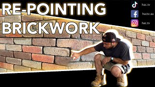 DIY Re-Pointing Brickwork | Restoring Brick Mortar | The House Renovations Begin - Ep. 01