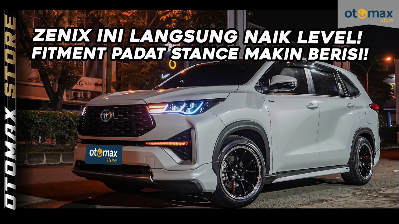 Modifikasi Toyota Innova Zenix Pakai Velg Lenso 95G Original R18 – Fitment Padat | otomax store