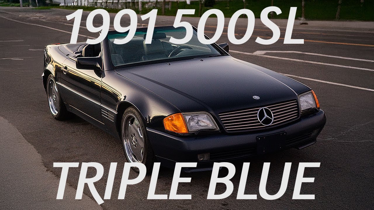 Mercedes Benz 500 SL 1991 года, пробег всего 65 тыс. миль